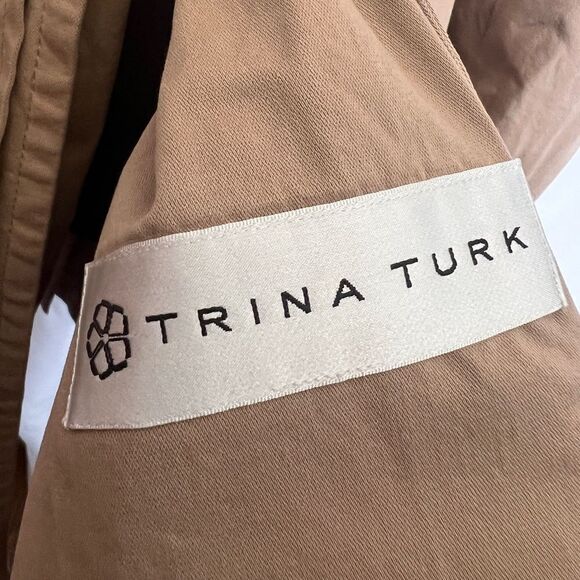 Trina Turk Pea Coat Nude - Picture 7 of 9